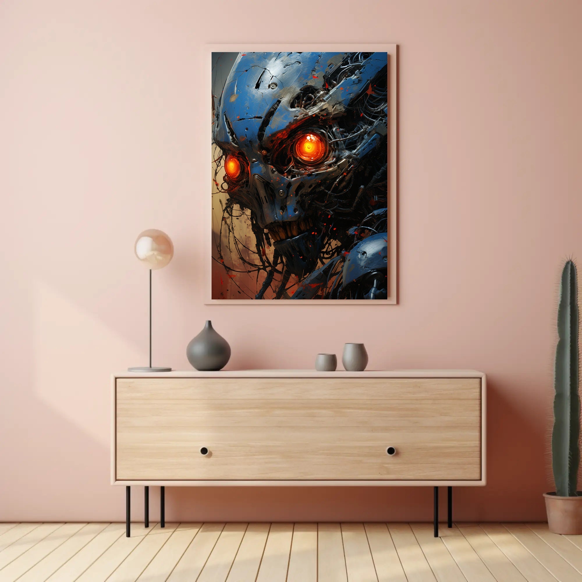 Cybernetic Visage Poster PosterGoat