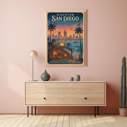 Discover San Diego Poster