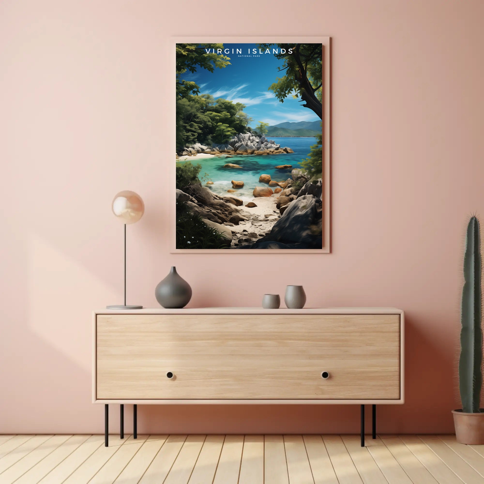 Virgin Islands National Park Travel Poster Print