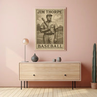 Vintage Baseball Celebration Art Poster