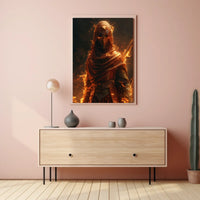 Warrior Of Flames Poster