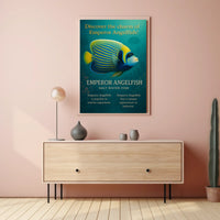 Discover the Charm of Emperor Angelfish Poster