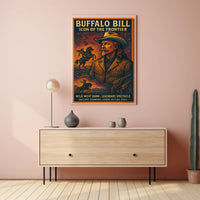 Buffalo Bill Wild West Adventure Vintage Cultural Poster