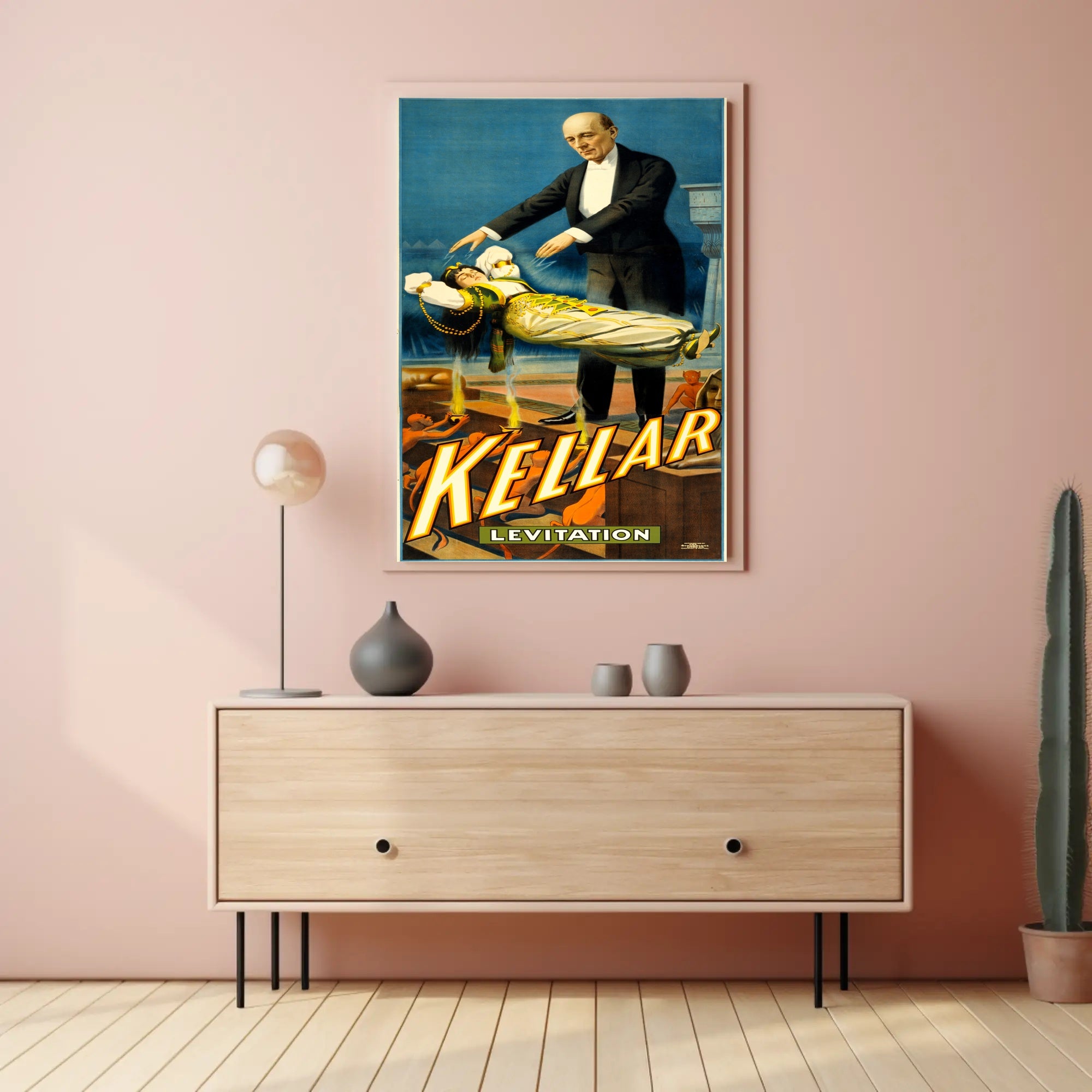 Kellar Magic Show Vintage Advertisement Poster