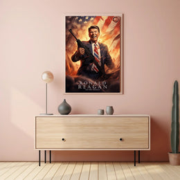 Ronald Reagan: A Patriotic Tribute Poster