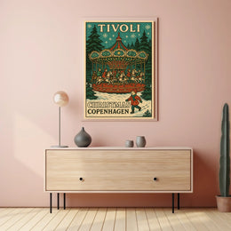 Tivoli Christmas in Copenhagen Poster