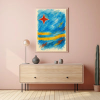Abstract National Flag Abstract Poster