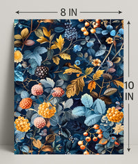 Botanical Abundance Art Print: Abstract or Artistic Poster