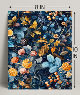 Botanical Abundance Art Print: Abstract or Artistic Poster