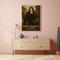Saint Frances Of Rome Poster