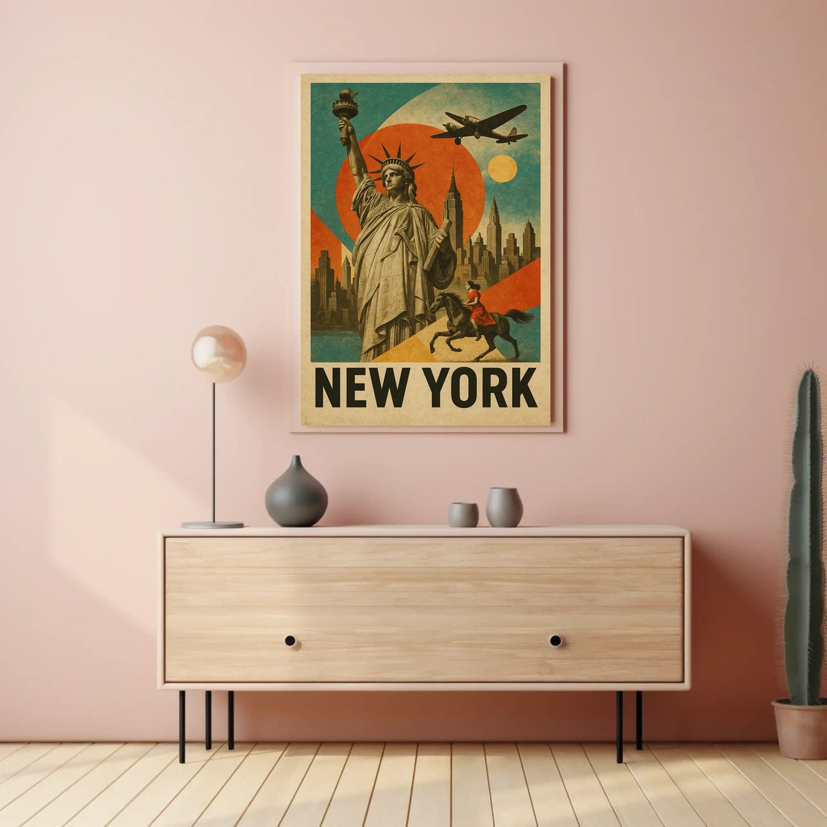New York Iconic Imagery Poster