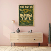Arkansas The Natural State Poster