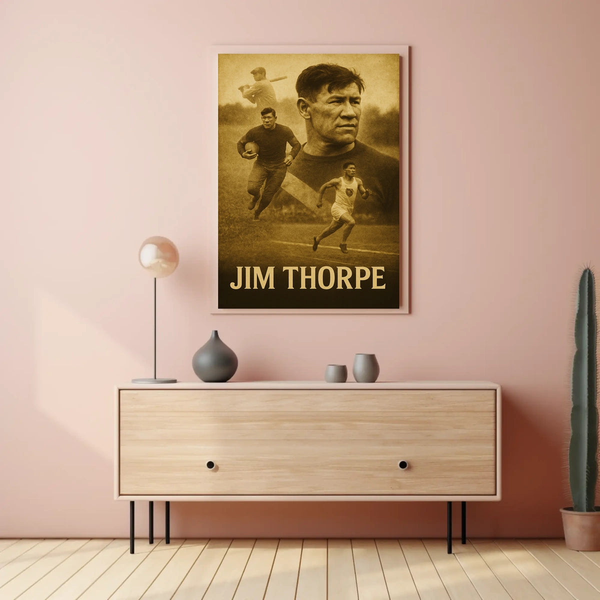 Jim Thorpe A Legendary Athlete Poster
