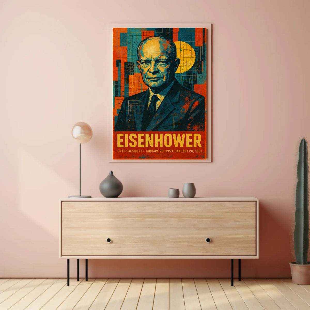 Dwight D. Eisenhower 34th President Poster