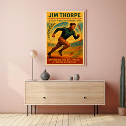 Jim Thorpe Legendary Olympian Cultural Icon Jim Thorpe Poster