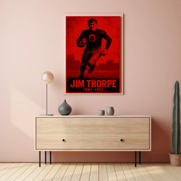 Jim Thorpe Legendary Athlete Poster