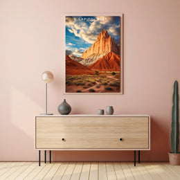 Capitol Reef Majestic Landscape Poster Print
