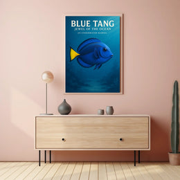 Blue Tang Jewel Of The Ocean Poster
