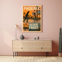 Phoenix Desert Frost Poster