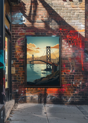 San Francisco Bay Bridge Poster