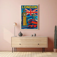 London Landmarks Poster