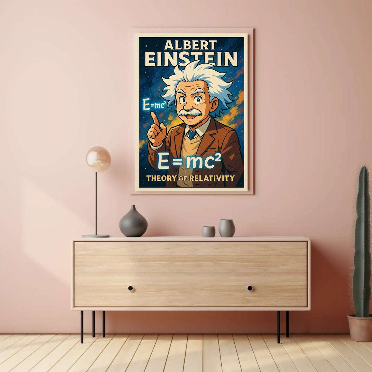 Albert Einstein Theory Of Relativity Poster