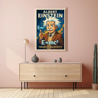 Albert Einstein Theory Of Relativity Poster