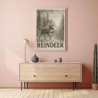 Reindeer Adventure Poster