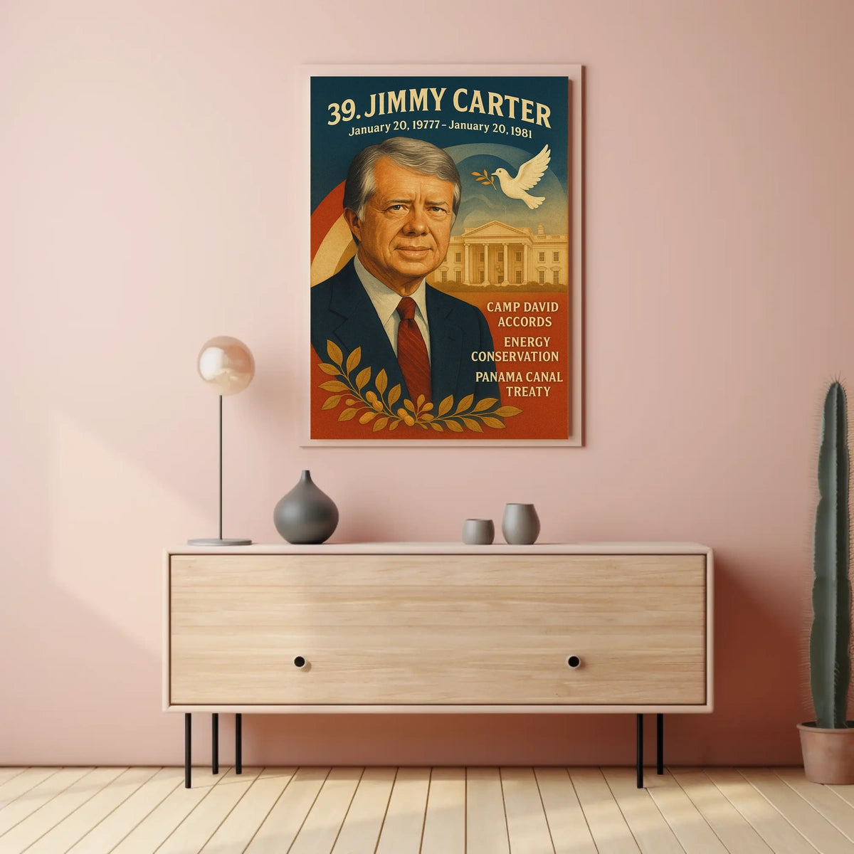 Jimmy Carter 39th President Poster