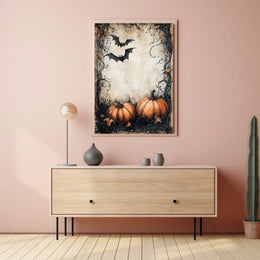 Halloween Vibe: Spooky Autumn Night Artistics Poster