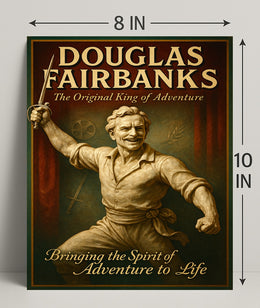 Douglas Fairbanks The Original King of Adventure Poster PosterGoat