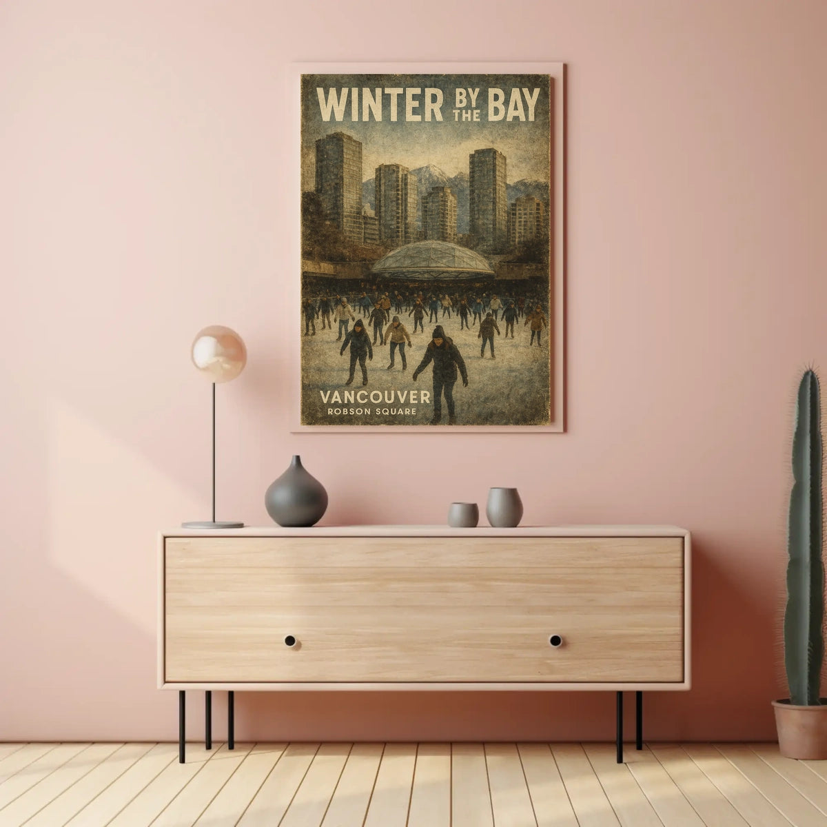 Winter By The Bay Vancouver Poster