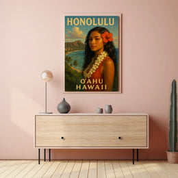 Honolulu Oahu, Hawaii Poster
