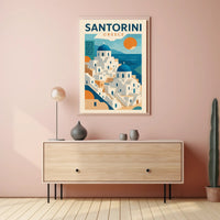 Santorini  Greece Poster PosterGoat