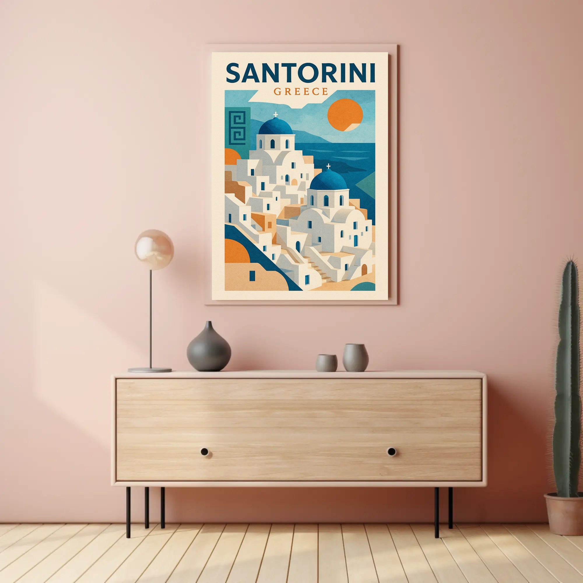 Santorini  Greece Poster PosterGoat