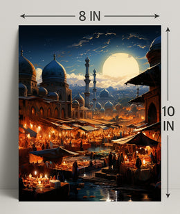 Moonlit Bazaar Poster