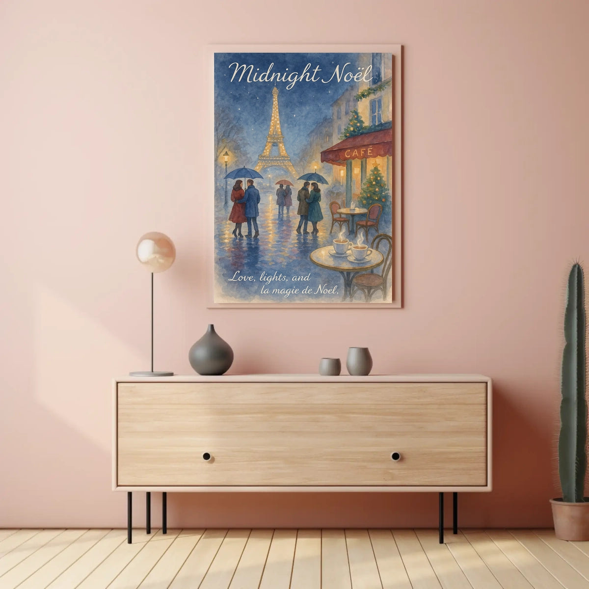 Midnight Noel Nightscape Traveler Poster