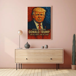 Donald Trump 47th President Poster