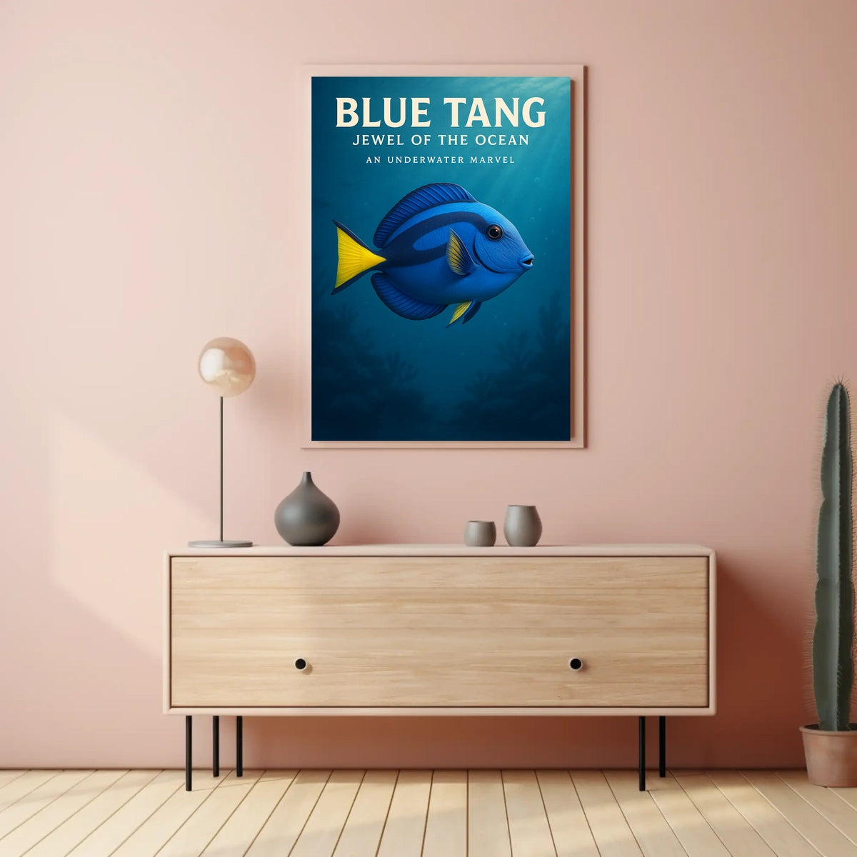 Blue Tang Jewel Of The Ocean Poster