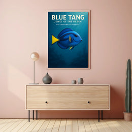 Blue Tang Jewel Of The Ocean Poster