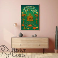 Thailand's Cultural Tranquility Travel Poster