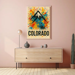 Colorado Mountain Art Poster