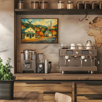 Christmas Island Artistic Townscape Poster