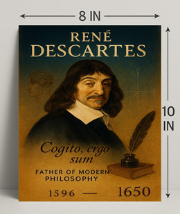 René Descartes Modern Philosophy Poster PosterGoat