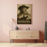 Buffalo Bill Portrait Artwork Chic Historical or Presidential Poster