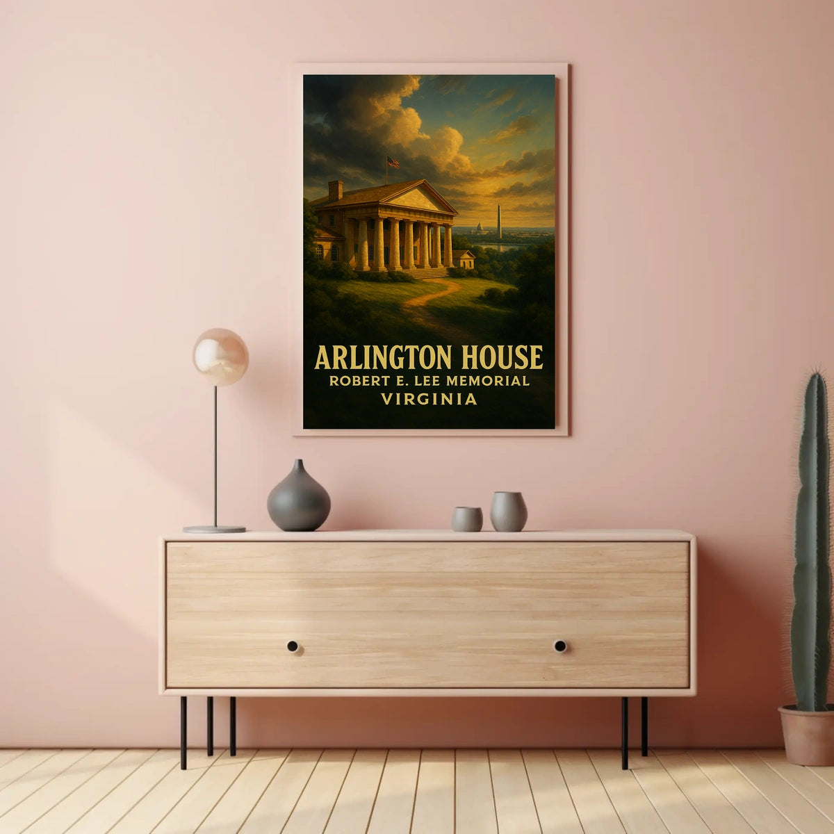 Arlington House Robert E. Lee Memorial Poster