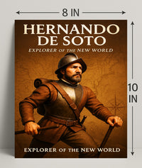 Hernando de Soto Explorer of the New World Poster PosterGoat
