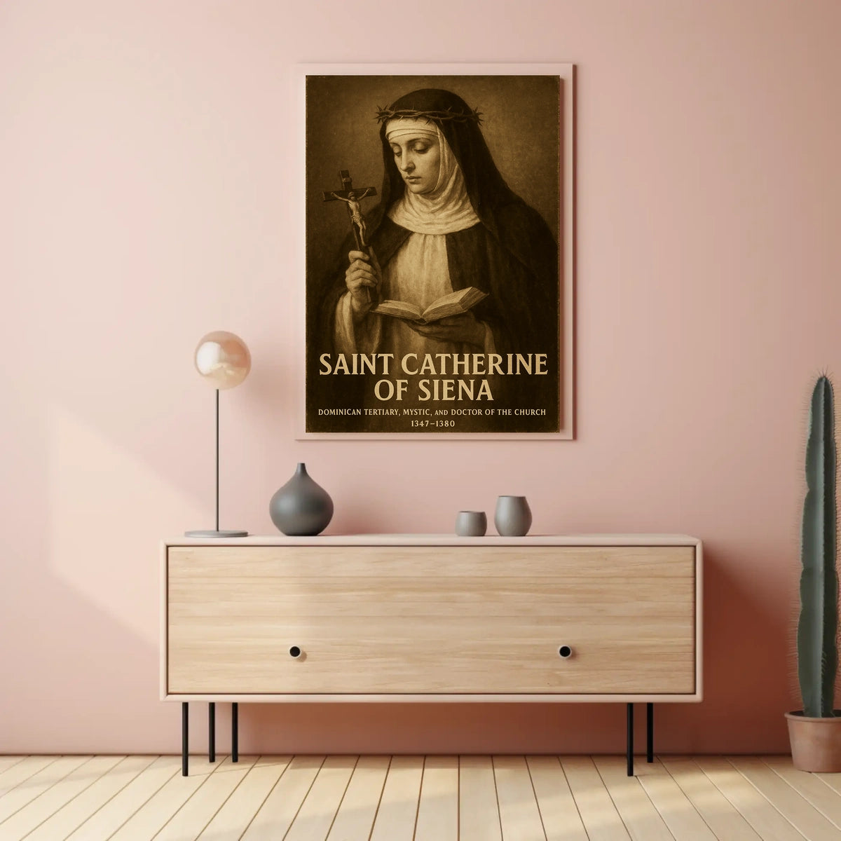 Saint Catherine Of Siena Poster