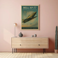 Bell XP-77 Lightweight Fighter Poster