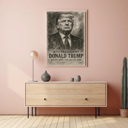 Donald Trump The Pillar of Strength Poster
